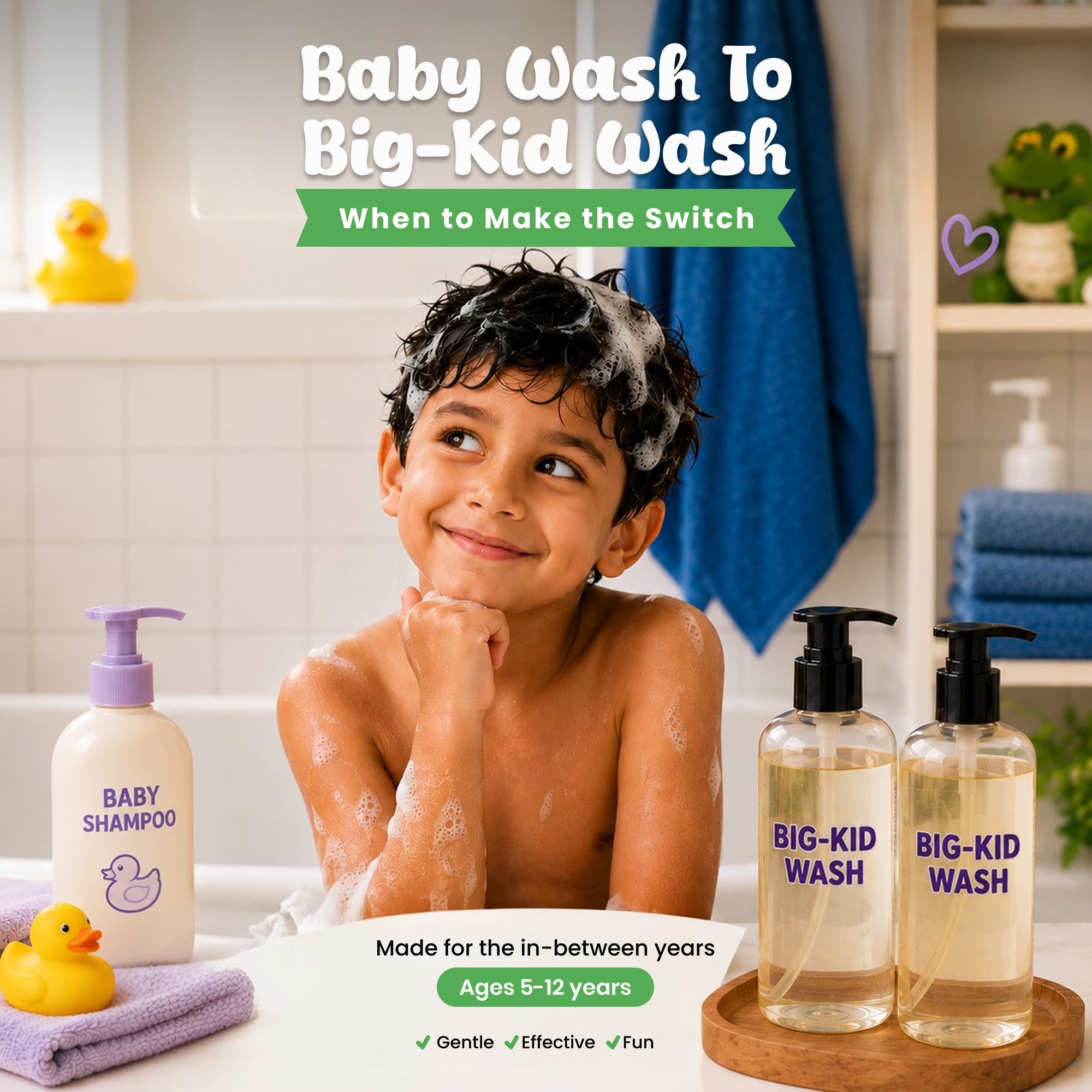 Baby Wash to Big-Kid Wash: When to Make the Switch