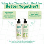 Bath Buddies - Shampoo + Body Wash Combo