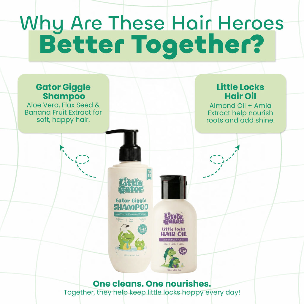 Hair Care Duo - Shampoo + Hair Oil Combo