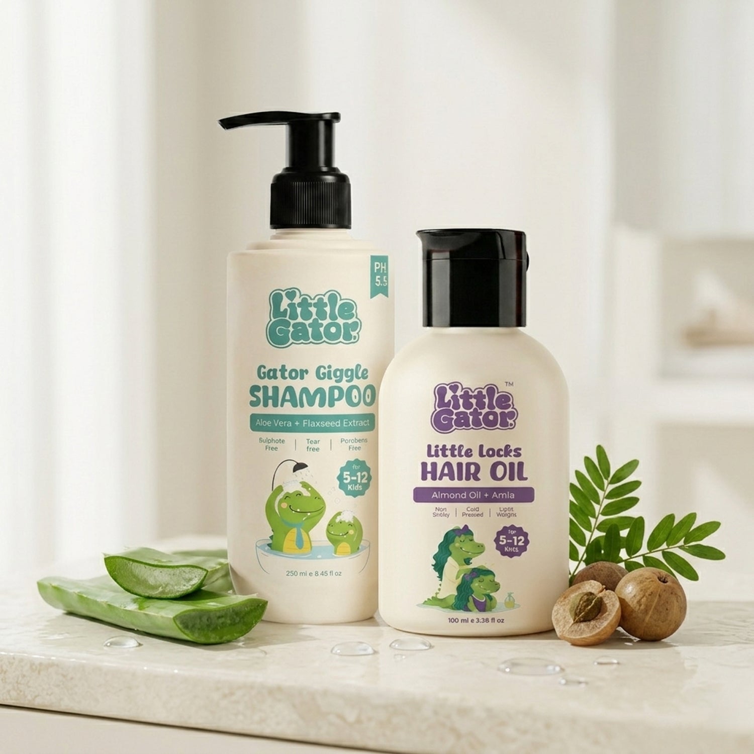 Hair Care Duo - Shampoo + Hair Oil Combo